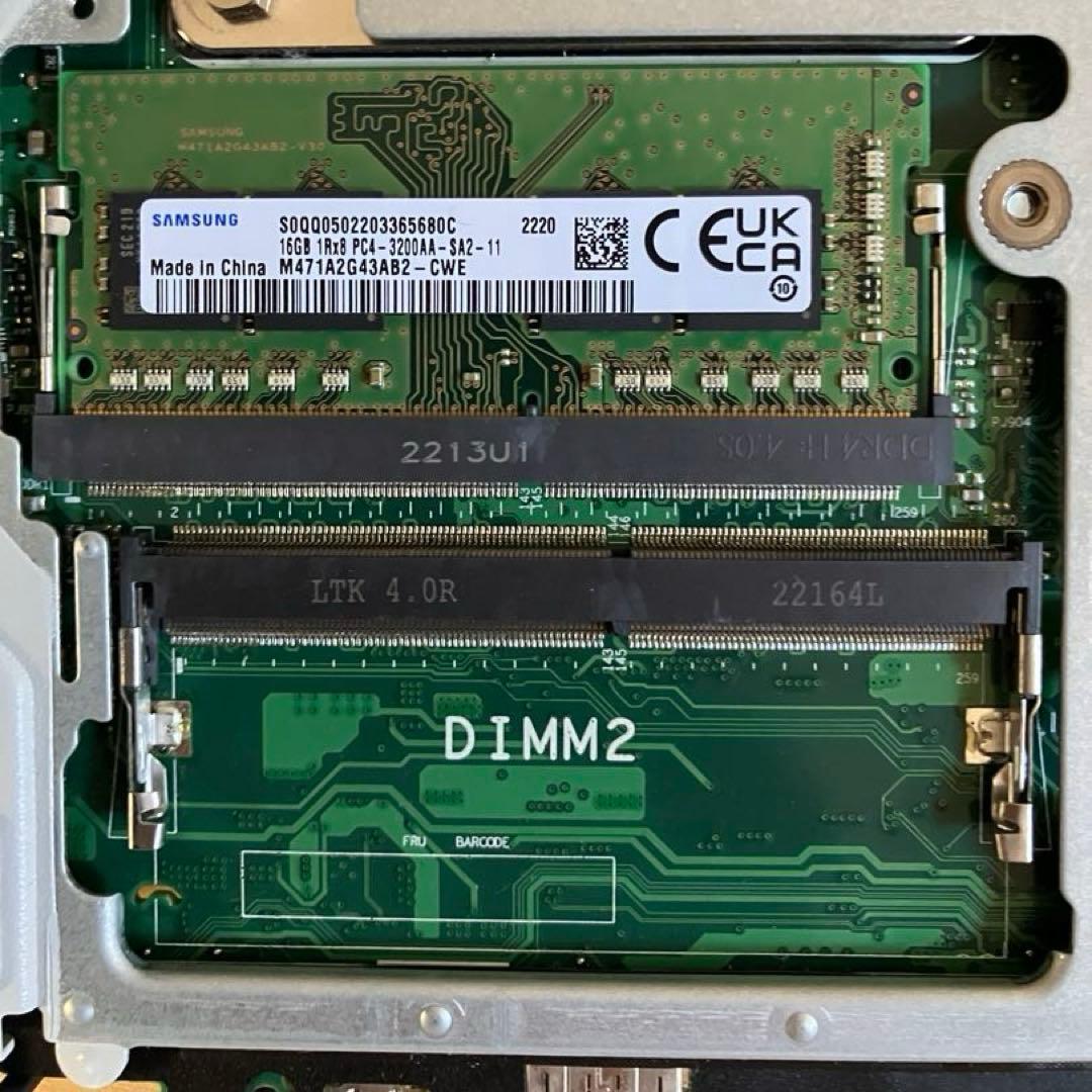 第11世代 i7-11700T 16GB NVMe 512GB 国産 小型高性能