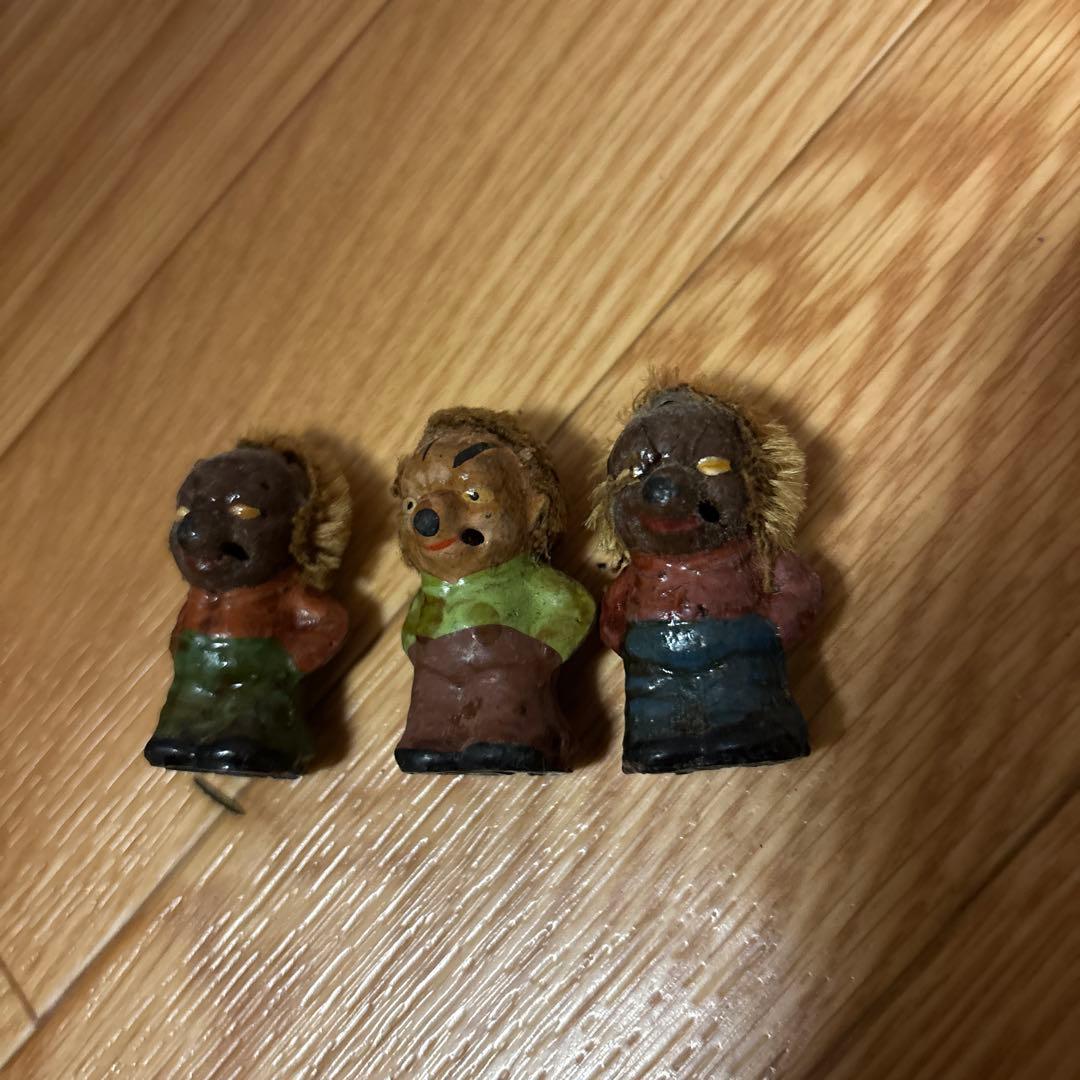 1950年代 ドイツ製 Steiff ハリネズミ人形 3体セット