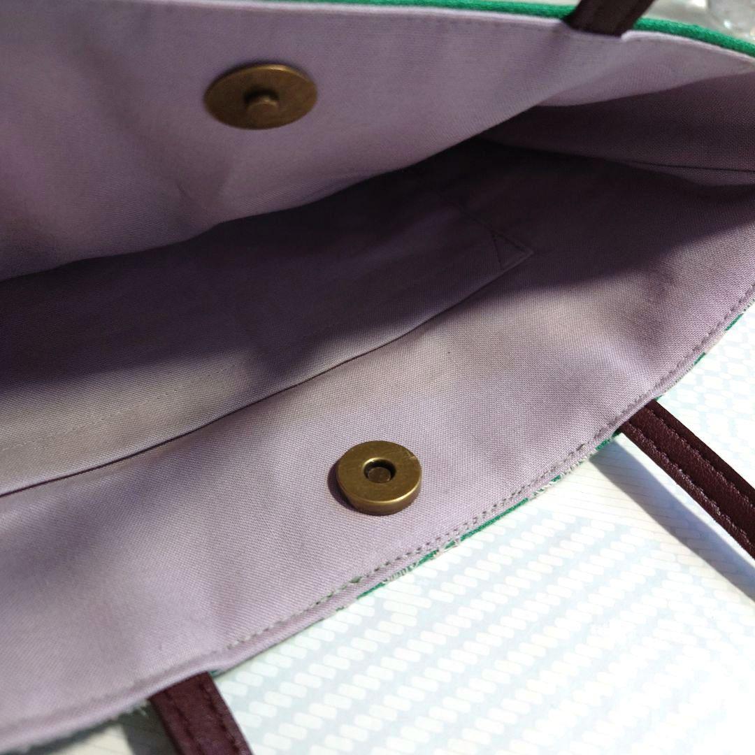 ミナペルホネン　両面Junglerelief　ミニトートバッグ