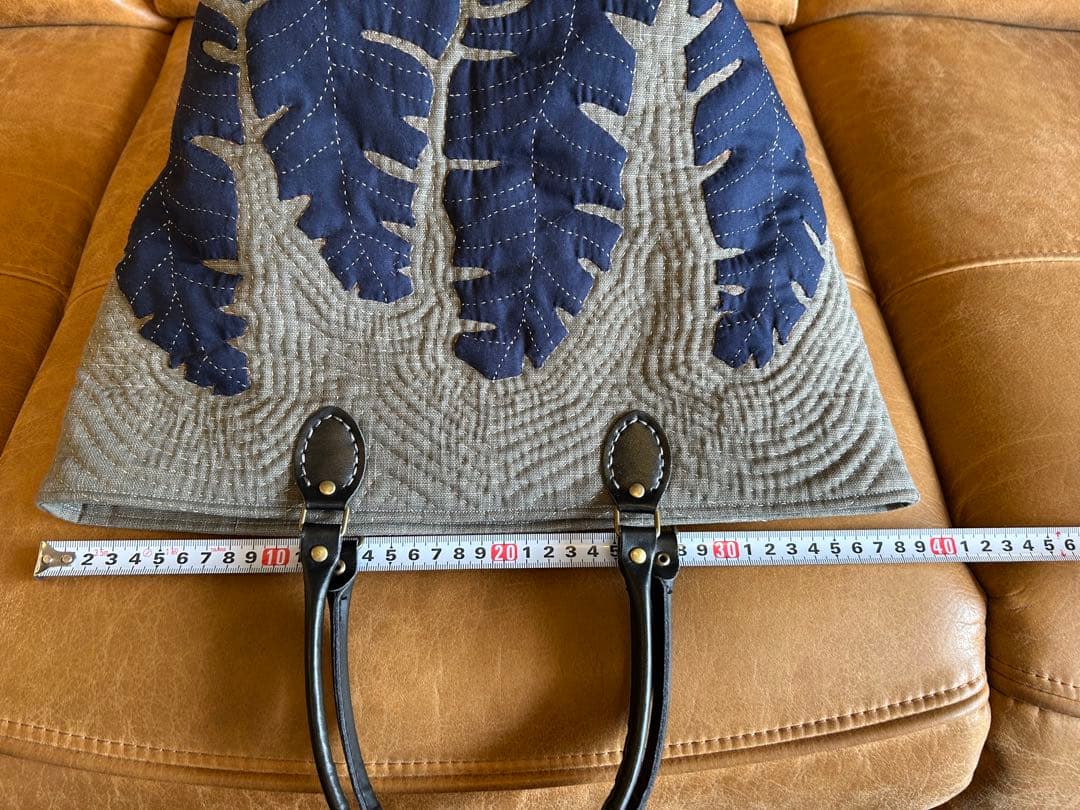 ハンドメイド　パッチワーク　キルトバッグ