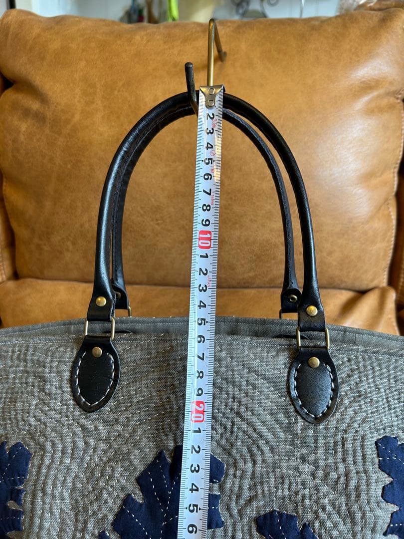 ハンドメイド　パッチワーク　キルトバッグ