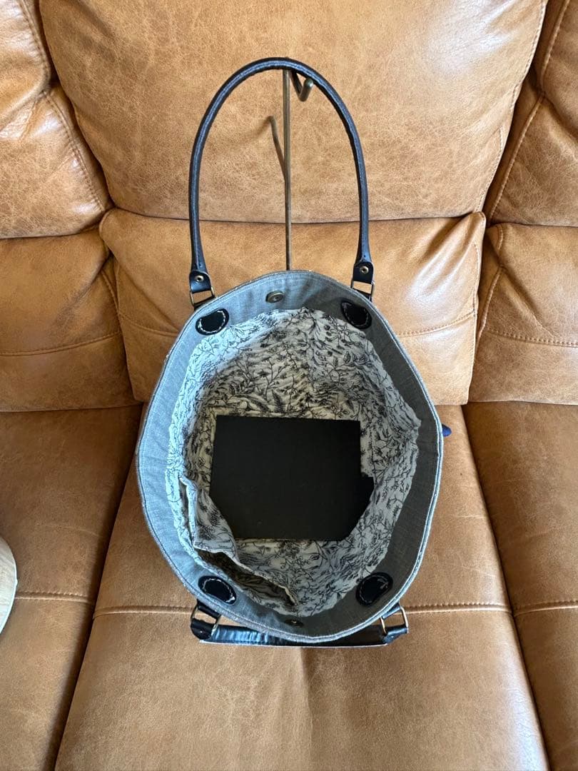 ハンドメイド　パッチワーク　キルトバッグ