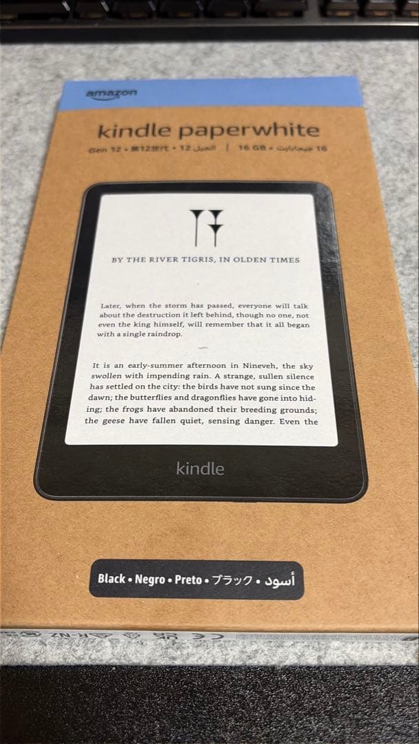【極美品】最新KindlePaperwhite 第12世代純正 本体