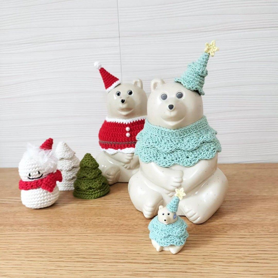 【オーダーページ】ならぶんですポーラーベア＊サンタさんコーデ