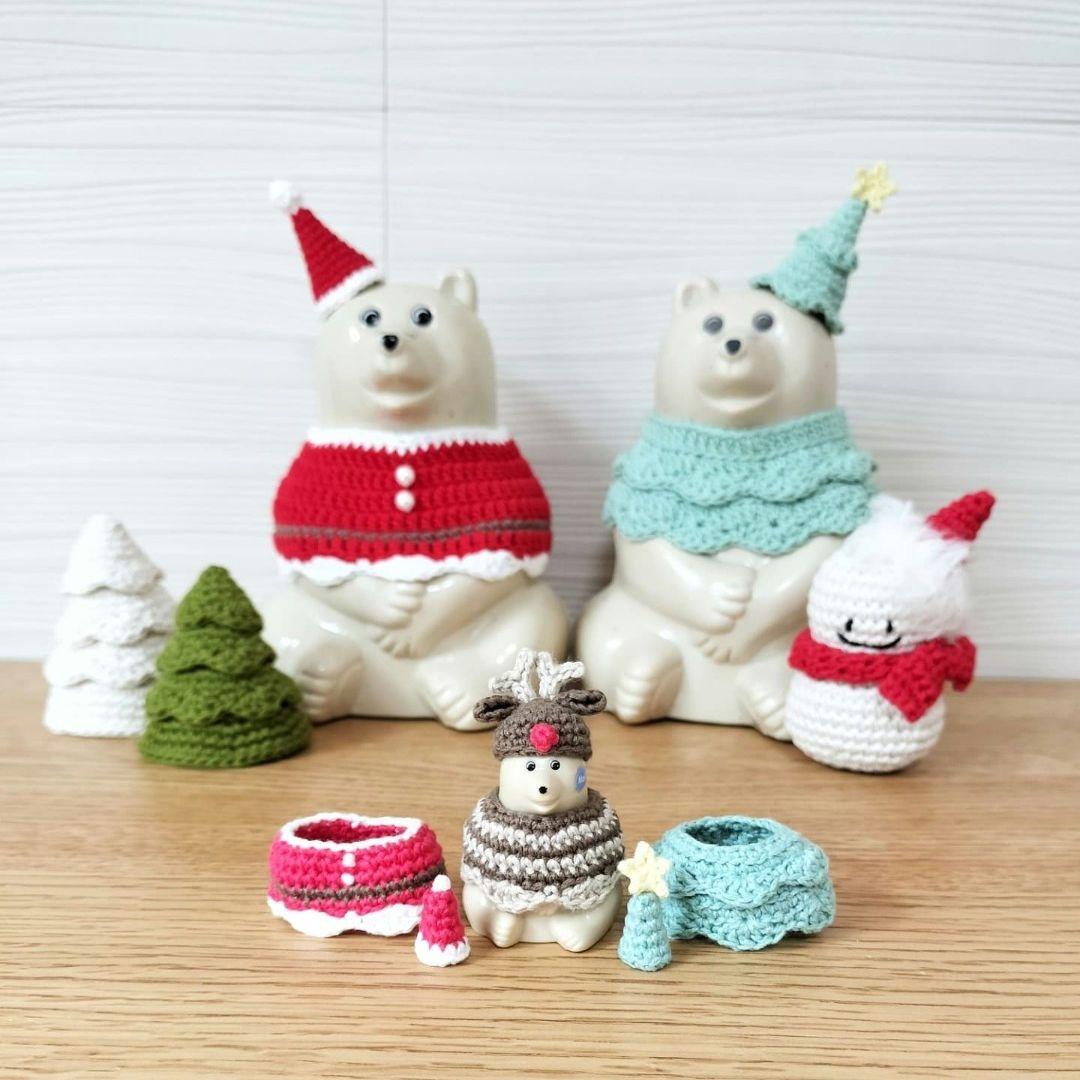 【オーダーページ】ならぶんですポーラーベア＊サンタさんコーデ