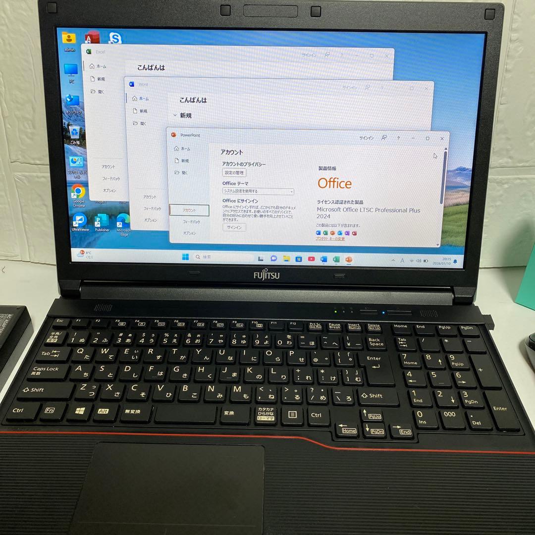 Windows11 オフィス付き　Core i5 SSD メモリ16GB 富士通