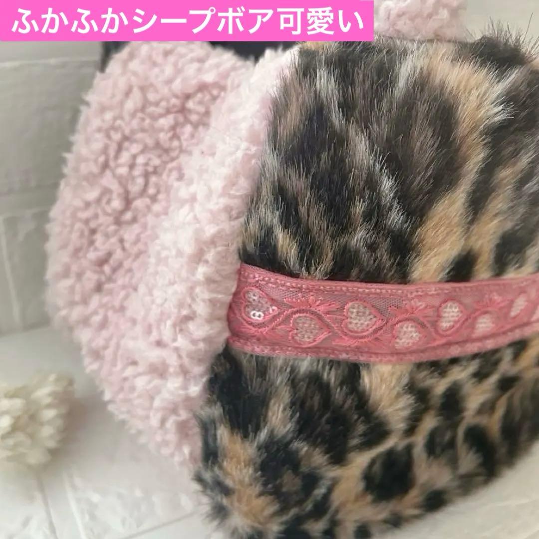 ゆ*ら様 ビッグ黒猫ちゃん　コヤンイサムチョン　ファー＆シープボア　ラウンドトー