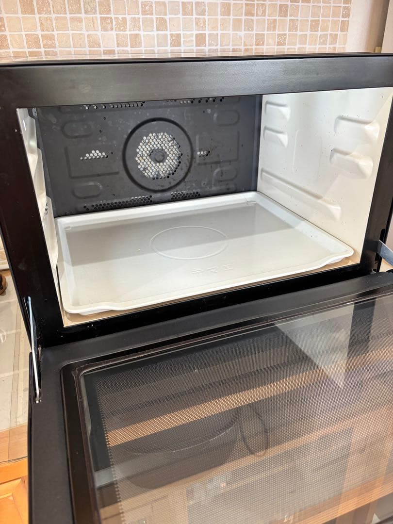 高級　HITACHI オーブンレンジ 赤色