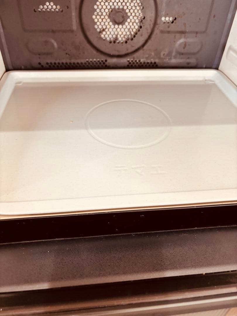 高級　HITACHI オーブンレンジ 赤色