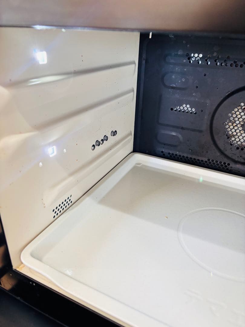 高級　HITACHI オーブンレンジ 赤色