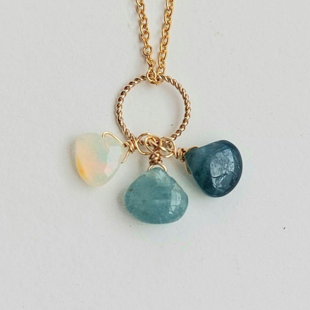 天然石 ハンドメイド ネックレス