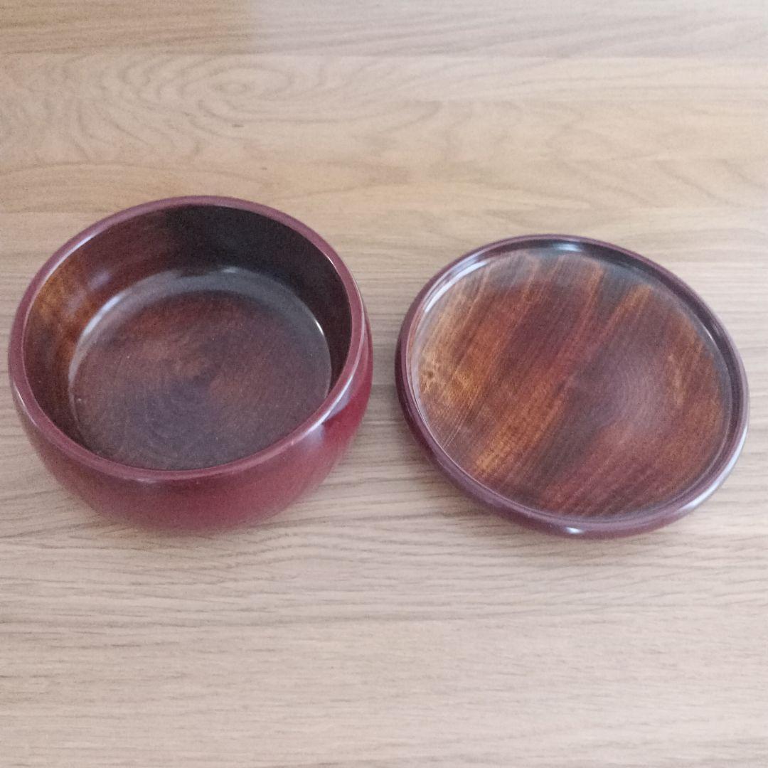 漆蓋付き菓子器　直径16センチ