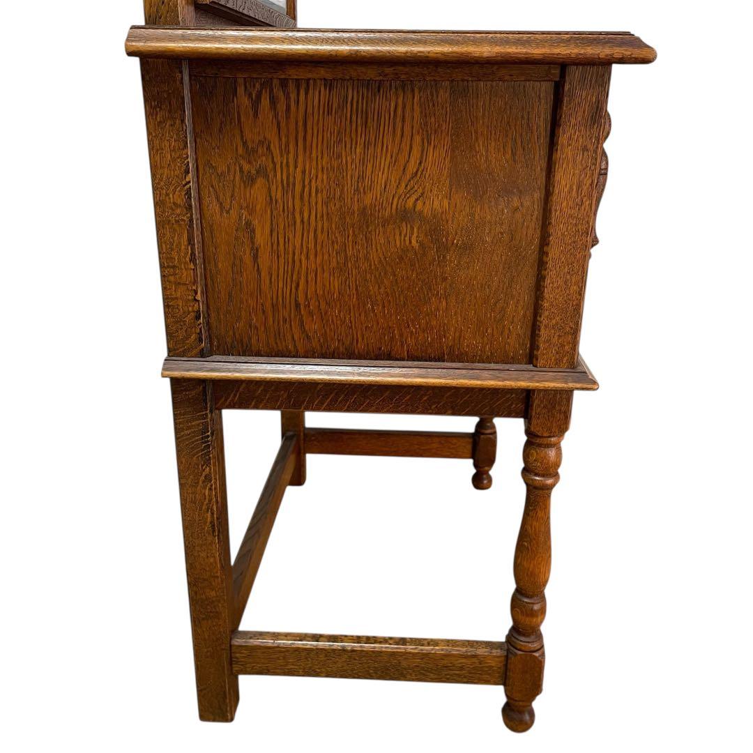 三越Brugge ブルージュ オーク材ドレッサー　英国クラシカル クラシック家具