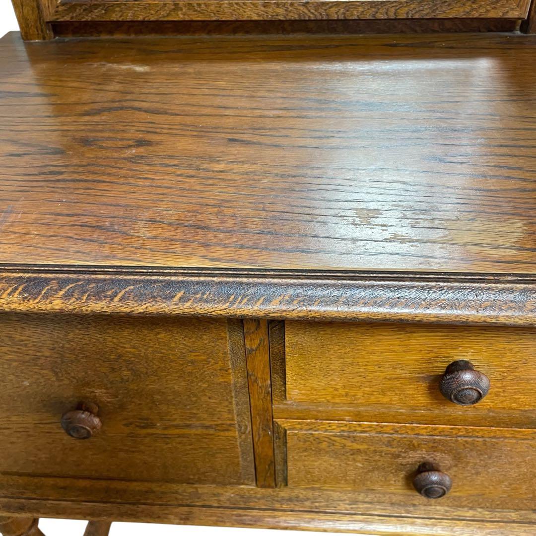 三越Brugge ブルージュ オーク材ドレッサー　英国クラシカル クラシック家具