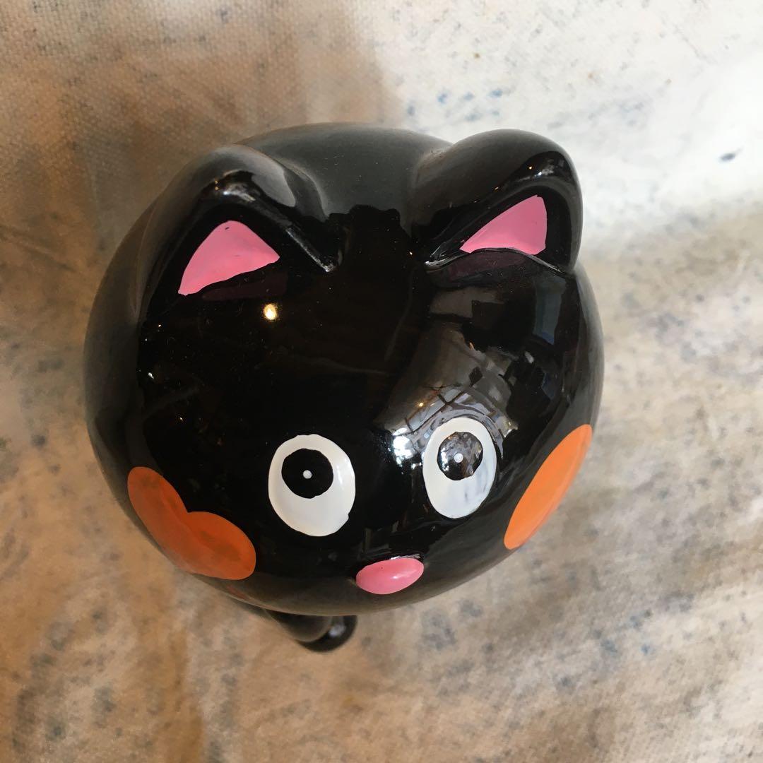 内藤ルネの陶器2点セット 黒猫 パンダ