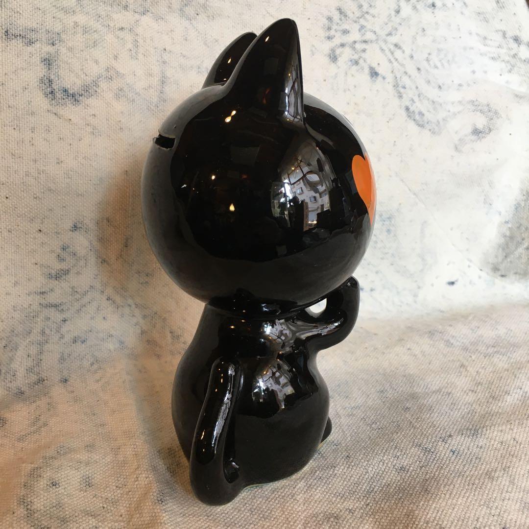 内藤ルネの陶器2点セット 黒猫 パンダ