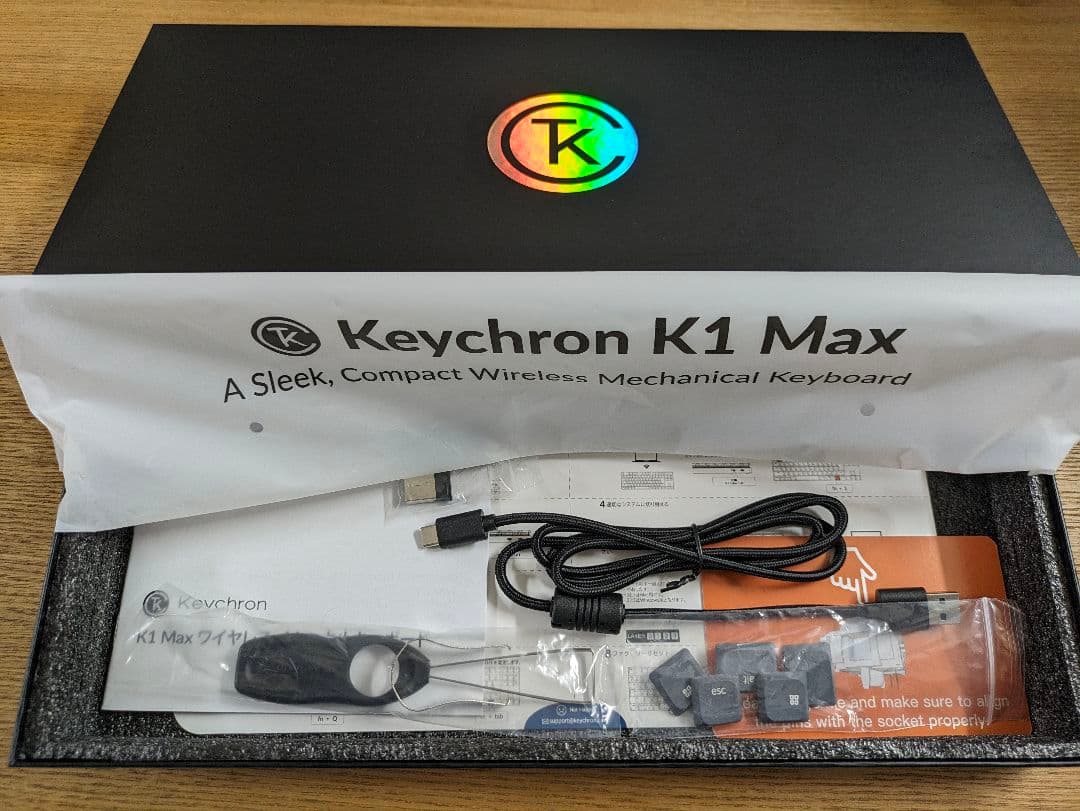 Keychron K1 Max 静音赤軸 日本語配列 K1M-H6Z-JIS