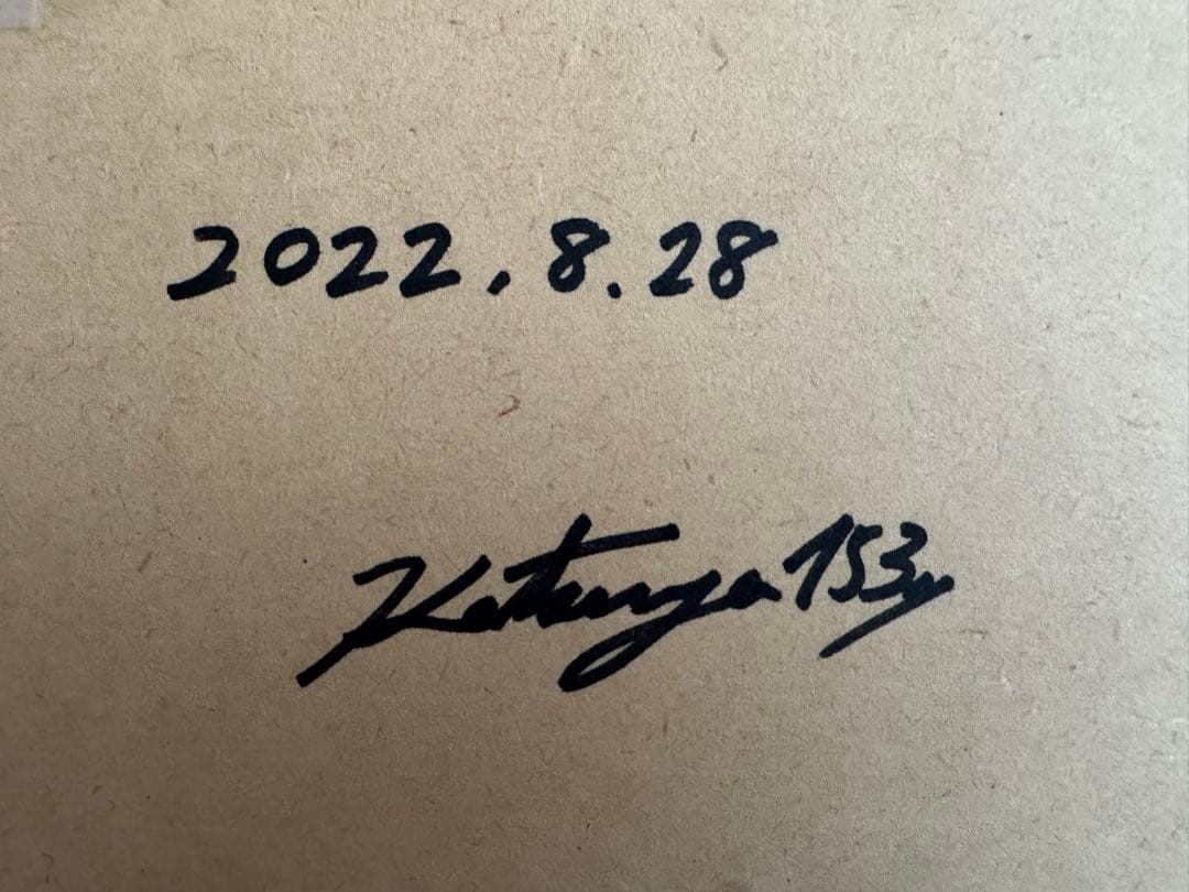 katsuya153 day break 原画 額あり