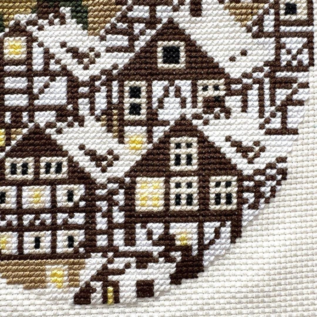 四季の風景　クロスステッチ完成品