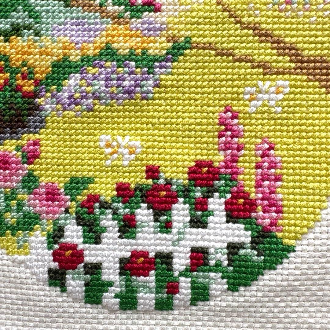 四季の風景　クロスステッチ完成品