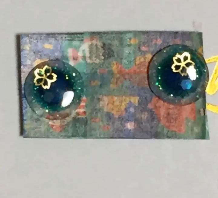 ☆ブライス用アイチップ☆脚つき☆蒼にハナ☆B25☆