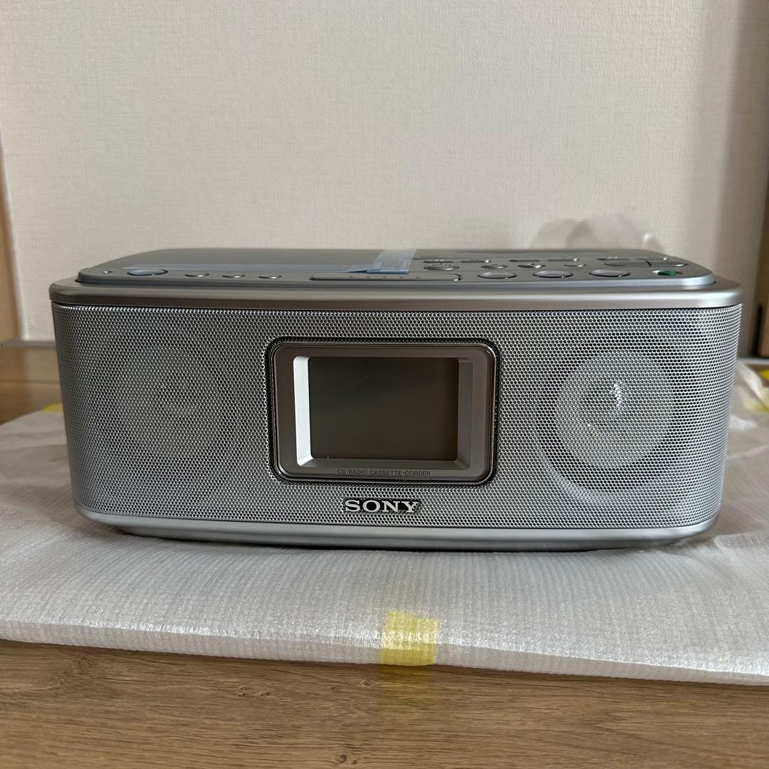 未使用 SONYソニー CDラジカセ CFD-E501 シルバー