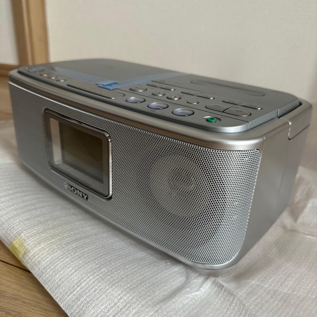 未使用 SONYソニー CDラジカセ CFD-E501 シルバー