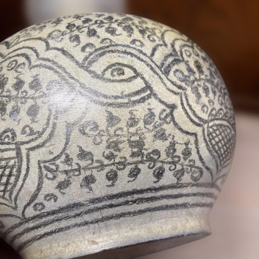 スンコロク　乳瓶　箱なし　全体的に補修あり