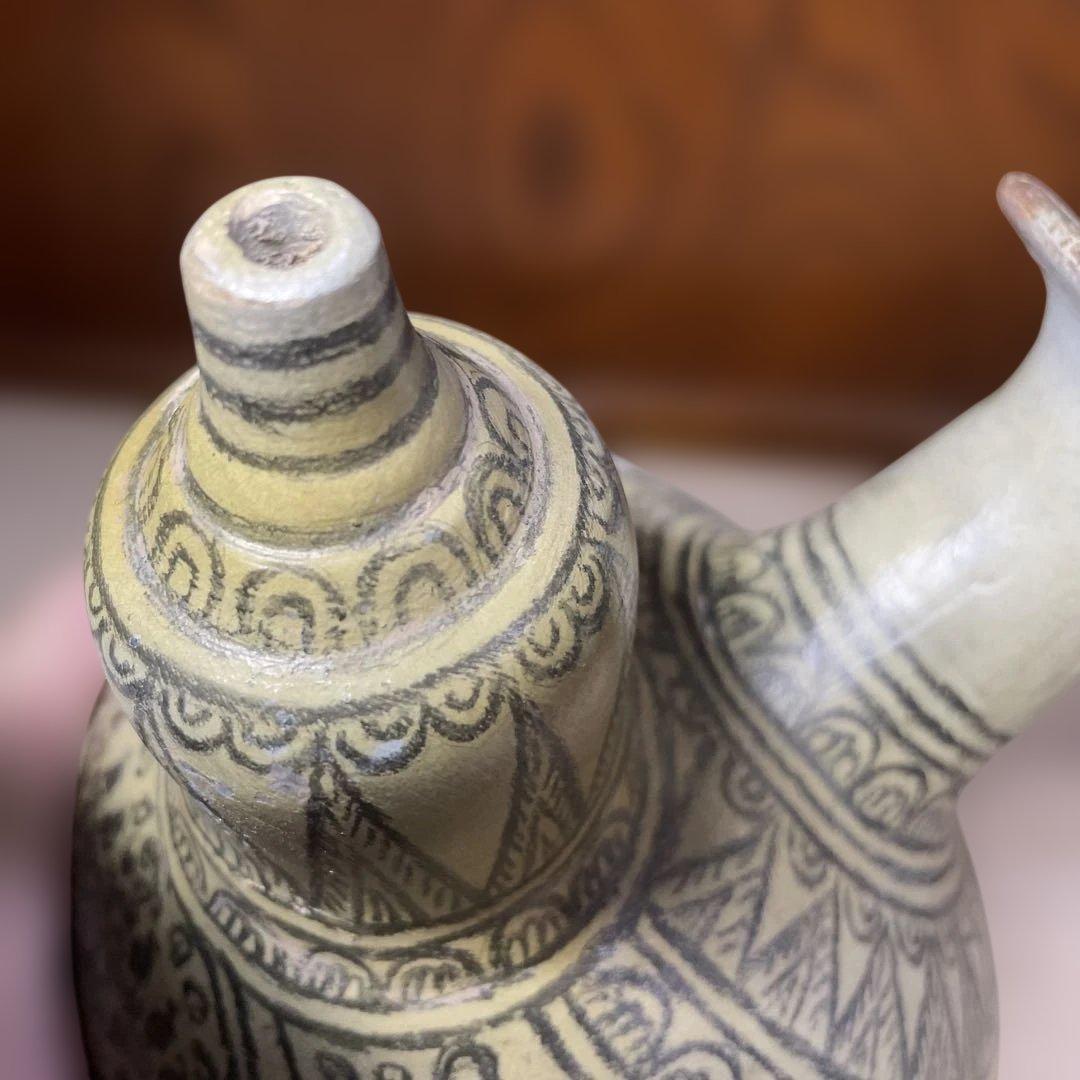 スンコロク　乳瓶　箱なし　全体的に補修あり