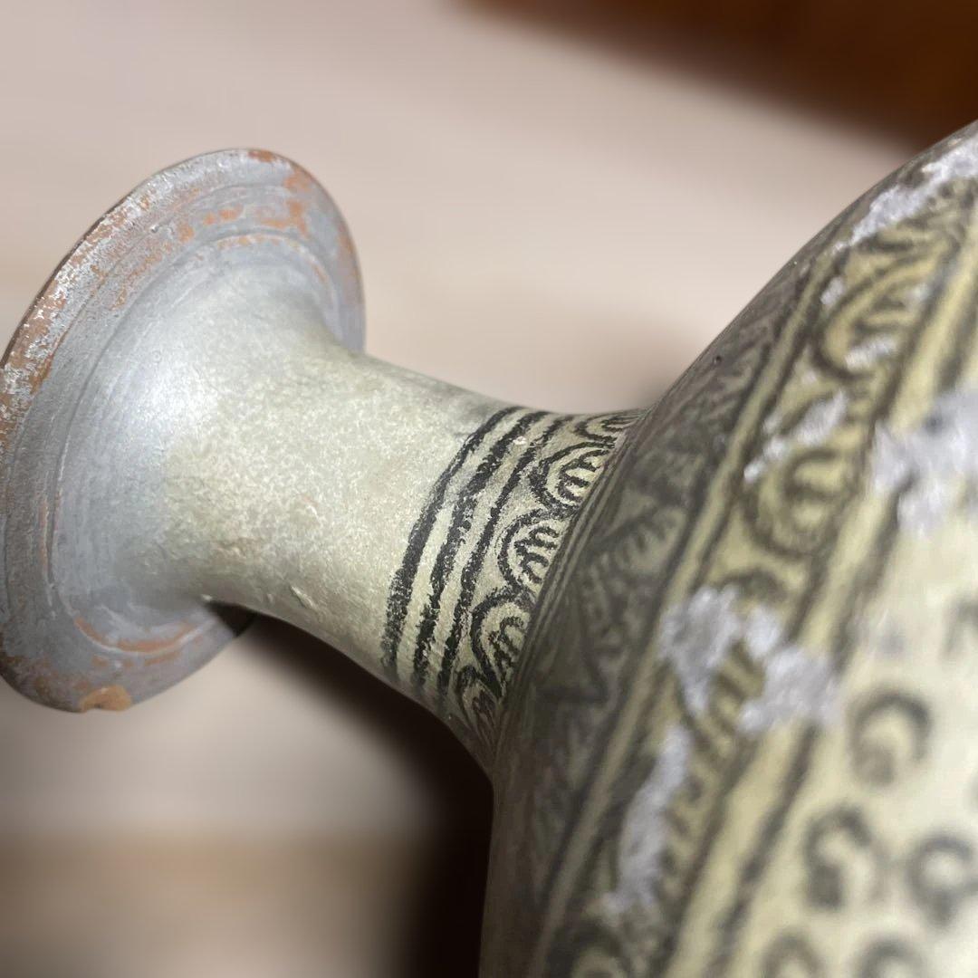 スンコロク　乳瓶　箱なし　全体的に補修あり