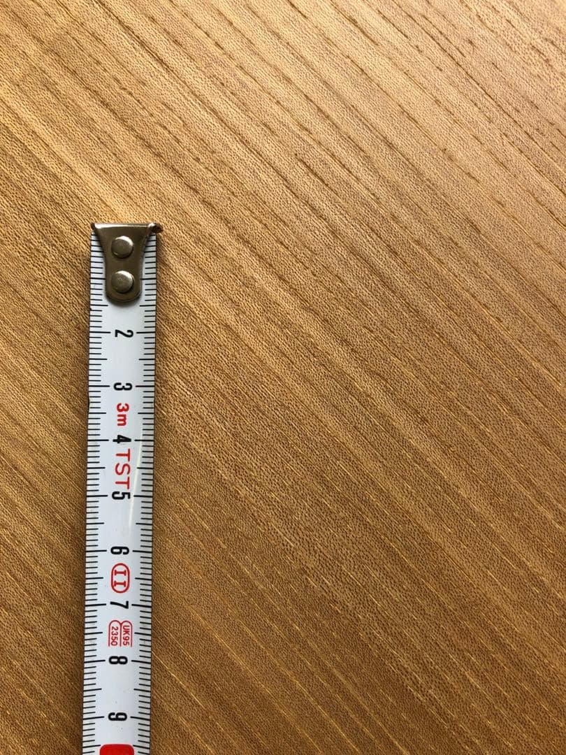 ※   送料込み　120   可愛い木の葉型　国産折脚テーブル　1　※