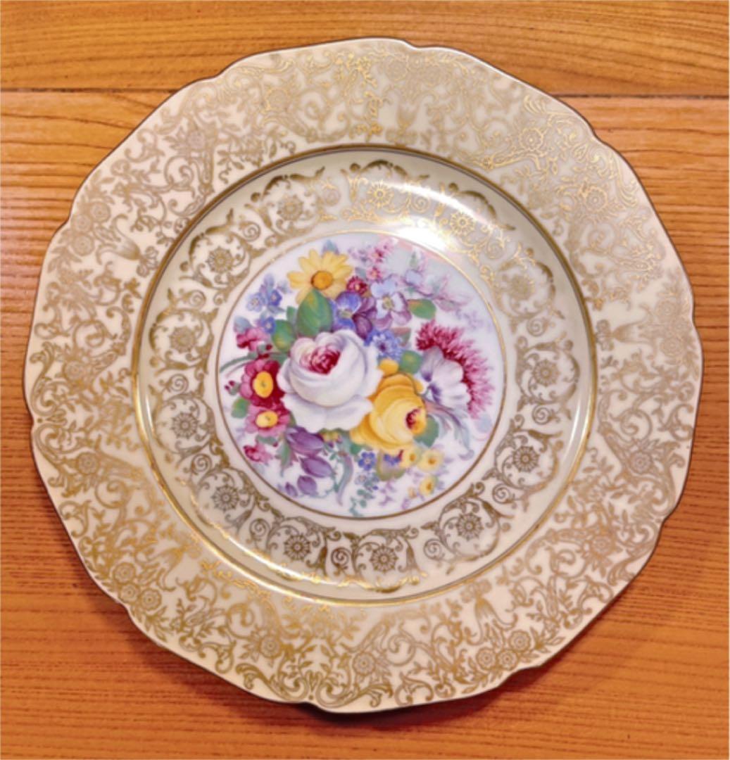 チェコスロバキア製、ニューヨークmay'sのアンテーク大皿8枚再値下げ❗️