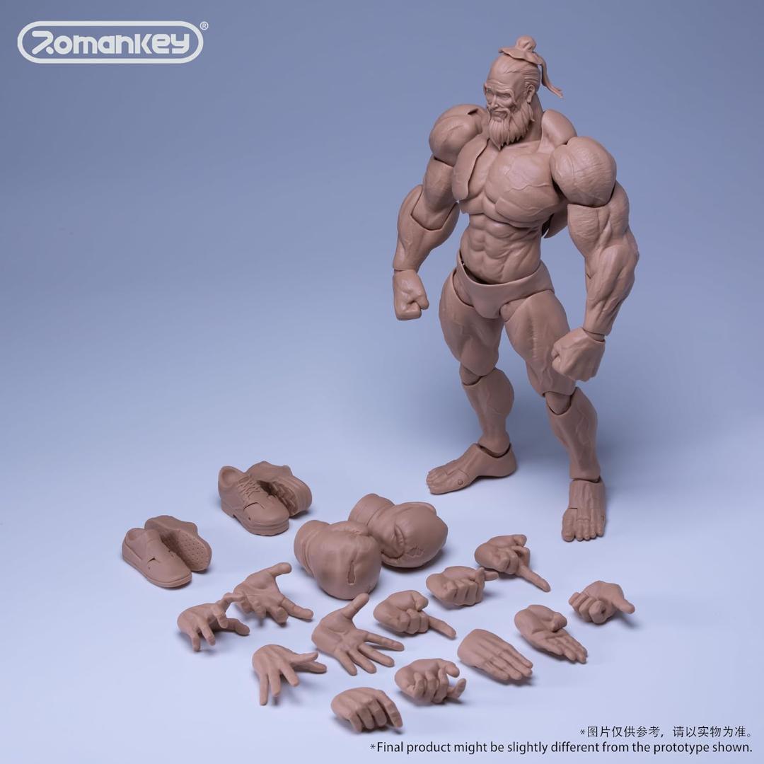 UMS003 1/12スケール 可動フィギュア男性素体 ノーマル