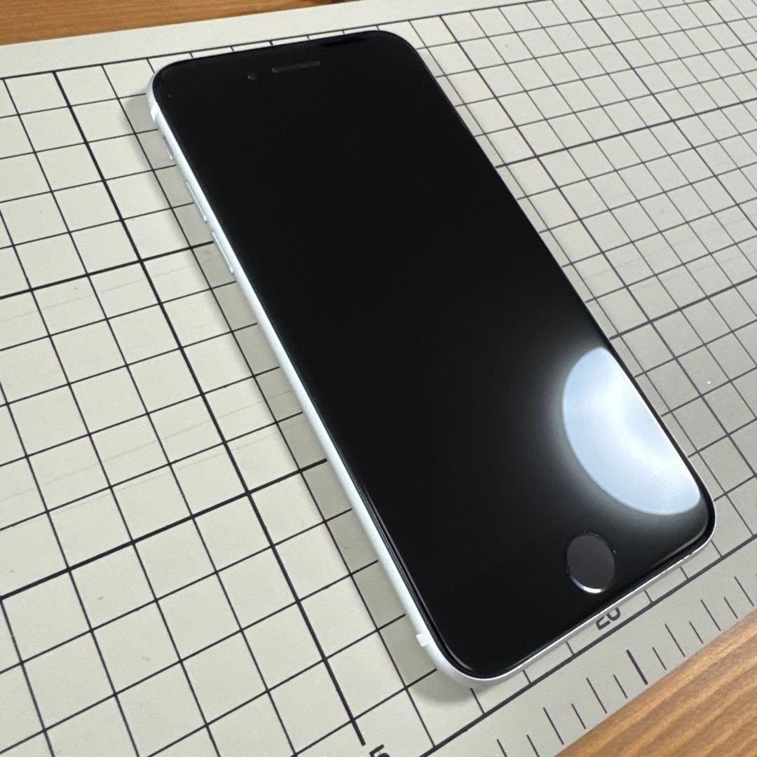 iPhone SE2 128GB ホワイト SIMフリー 箱付き ケーブル付き