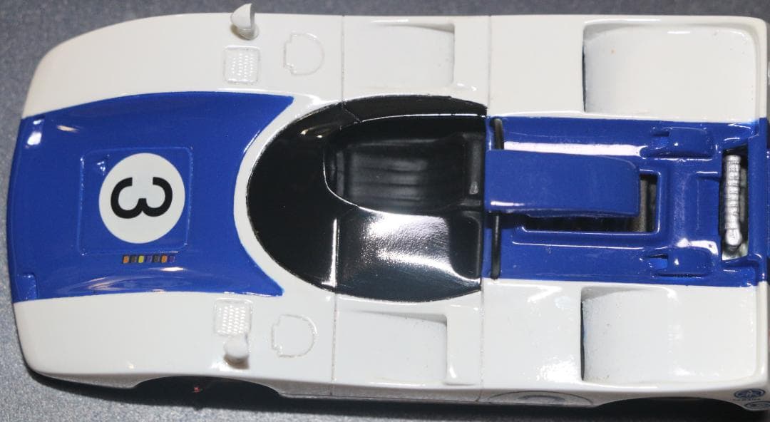 Qモデル製1/43　トヨタ７（５Ｌ）１９６９年日本ＧＰ3位　川合稔　出場車