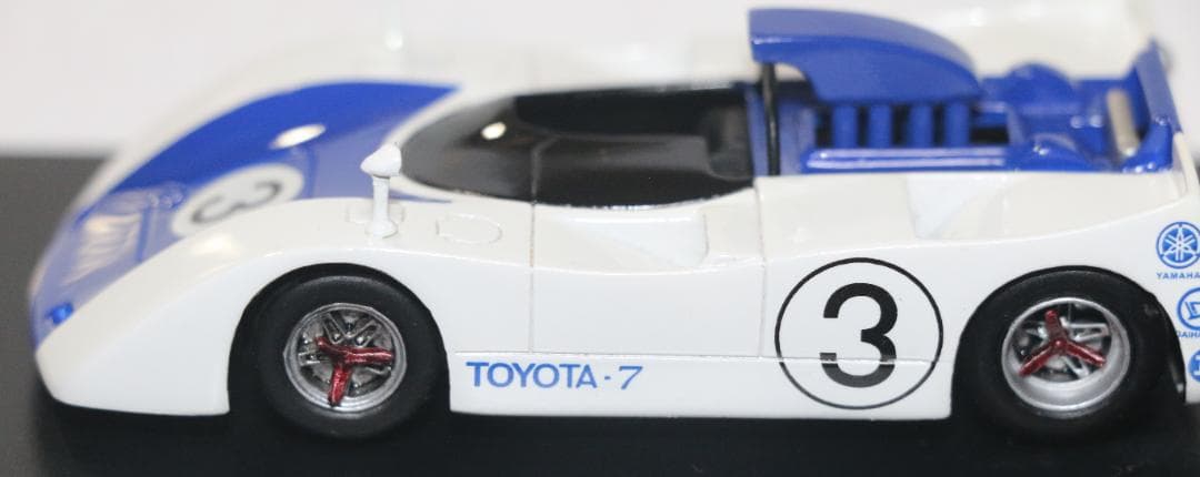 Qモデル製1/43　トヨタ７（５Ｌ）１９６９年日本ＧＰ3位　川合稔　出場車