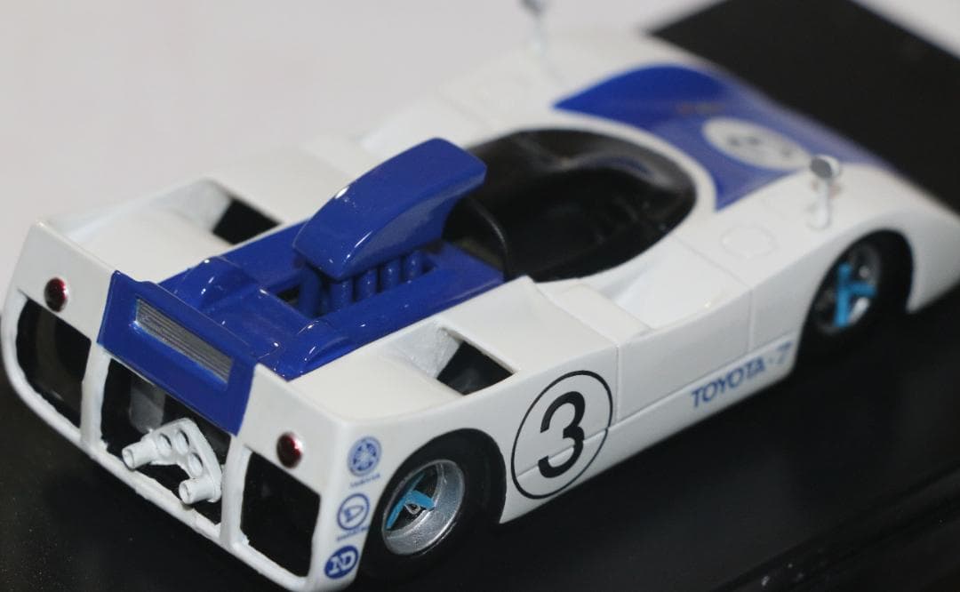 Qモデル製1/43　トヨタ７（５Ｌ）１９６９年日本ＧＰ3位　川合稔　出場車