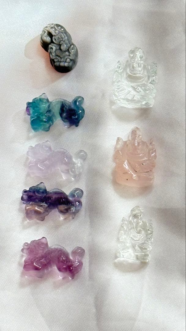 SALE!　まとめ売り　ガネーシャ　ルチルクオーツ　クラスター