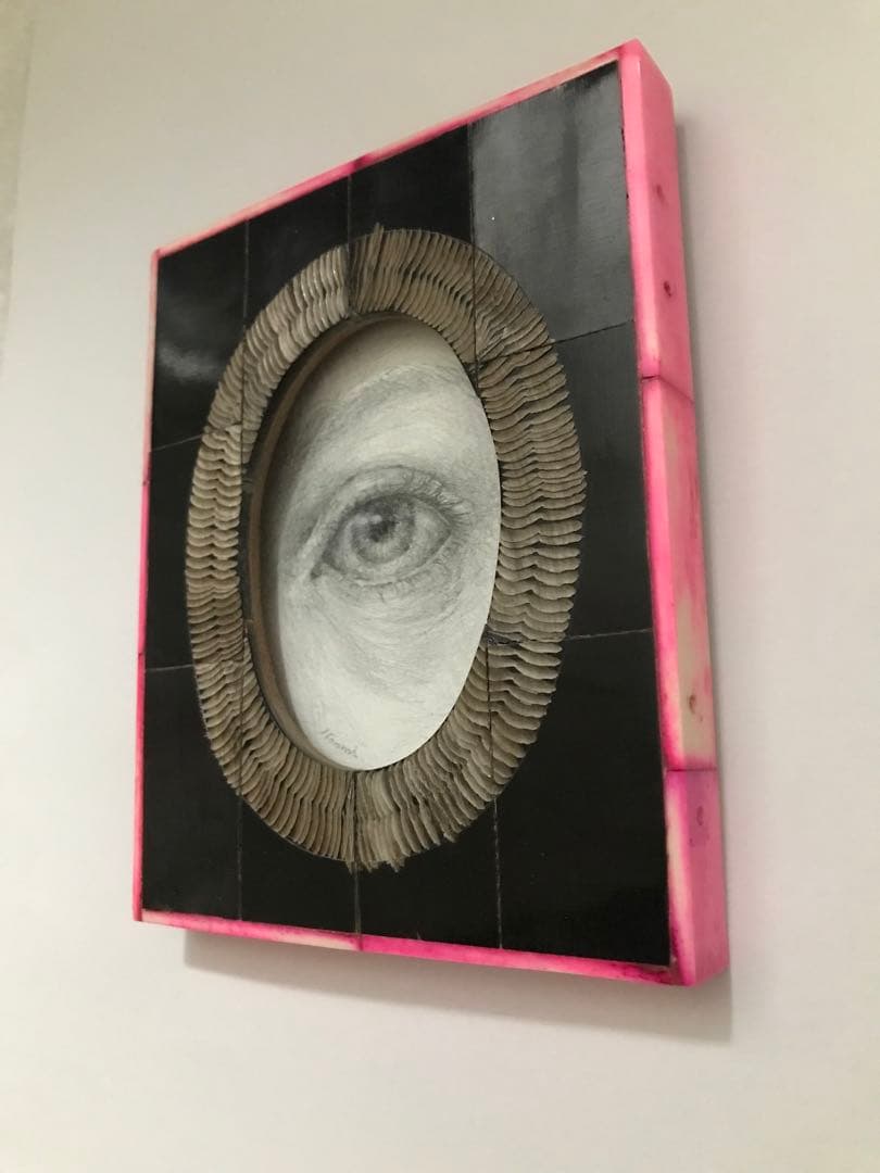 額装品· 原画 「片方の瞳·左目」作品Ｎｏ．99