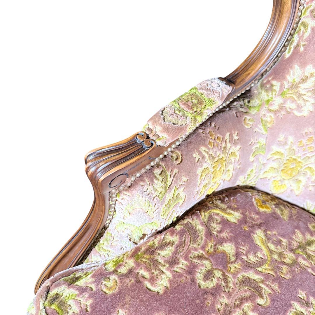 HR385 カリモク DOMANI ルイ15世 ロココ調　猫足 シングル