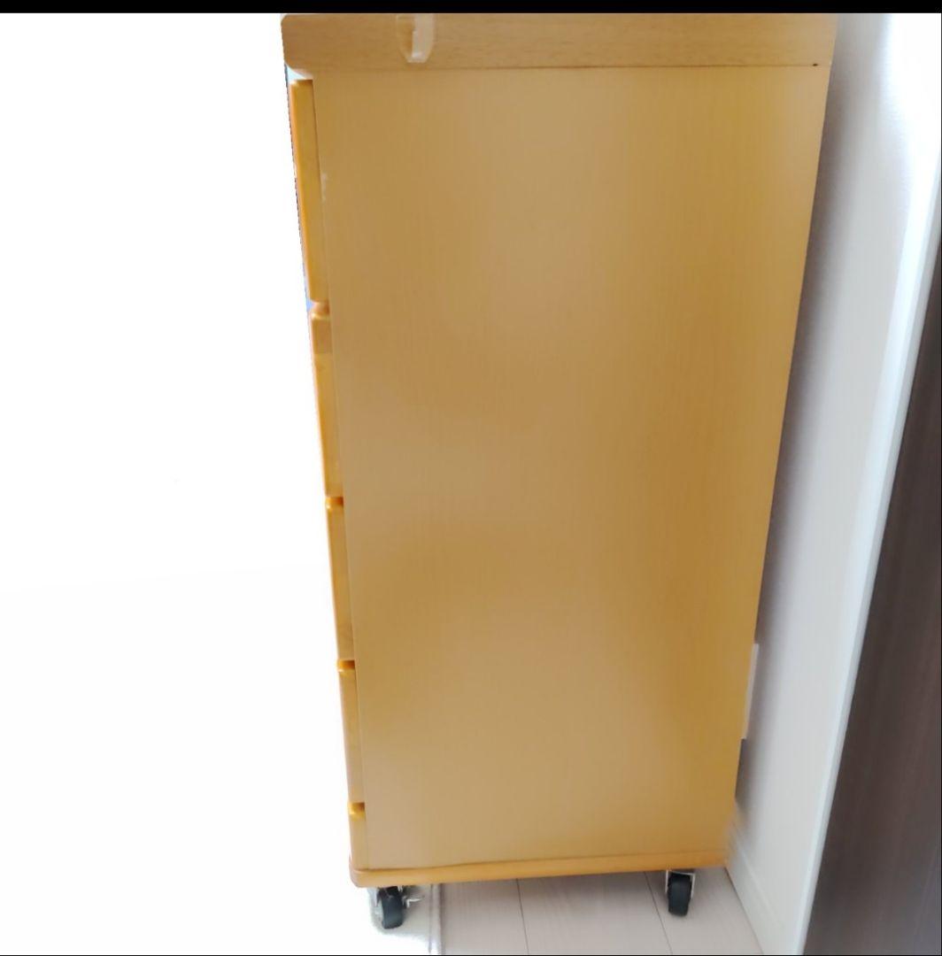 木製チェスト タンス キャスター付き　（送料込み価格です即決可）