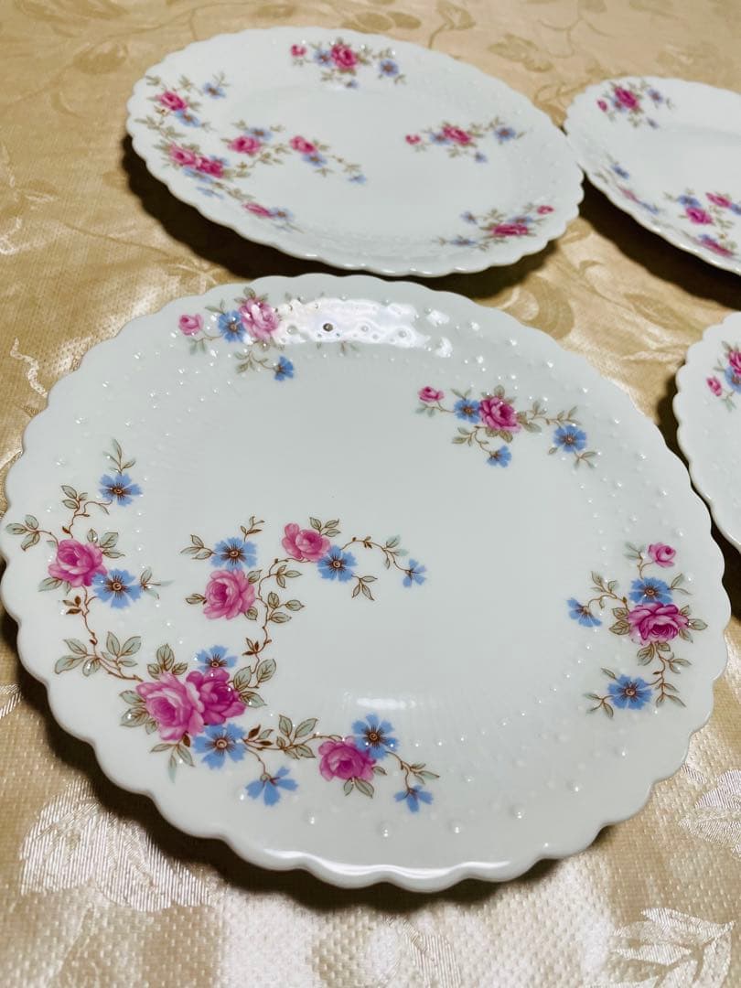 4枚セット♦︎レア　ジョルジュボワイエ　Limoges デザートプレート　食器　皿