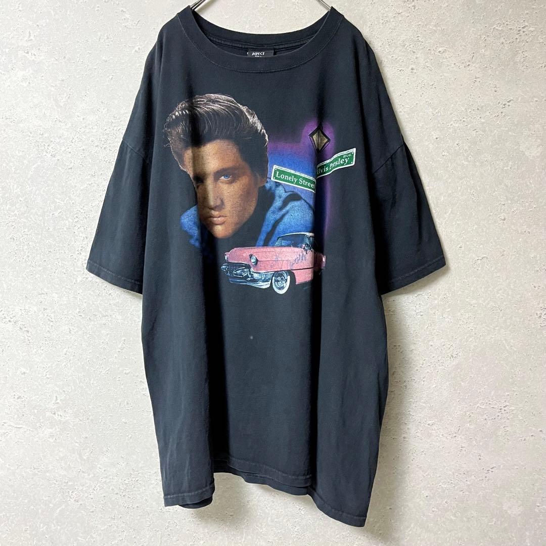 00sDIRECTFROMエルビスプレスリーtシャツepeコピーライツ　フェード