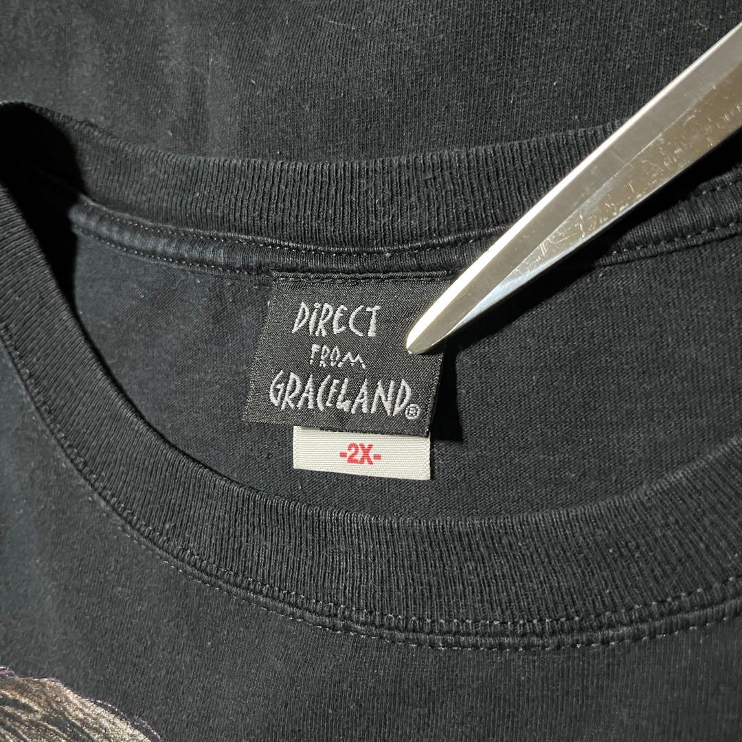 00sDIRECTFROMエルビスプレスリーtシャツepeコピーライツ　フェード