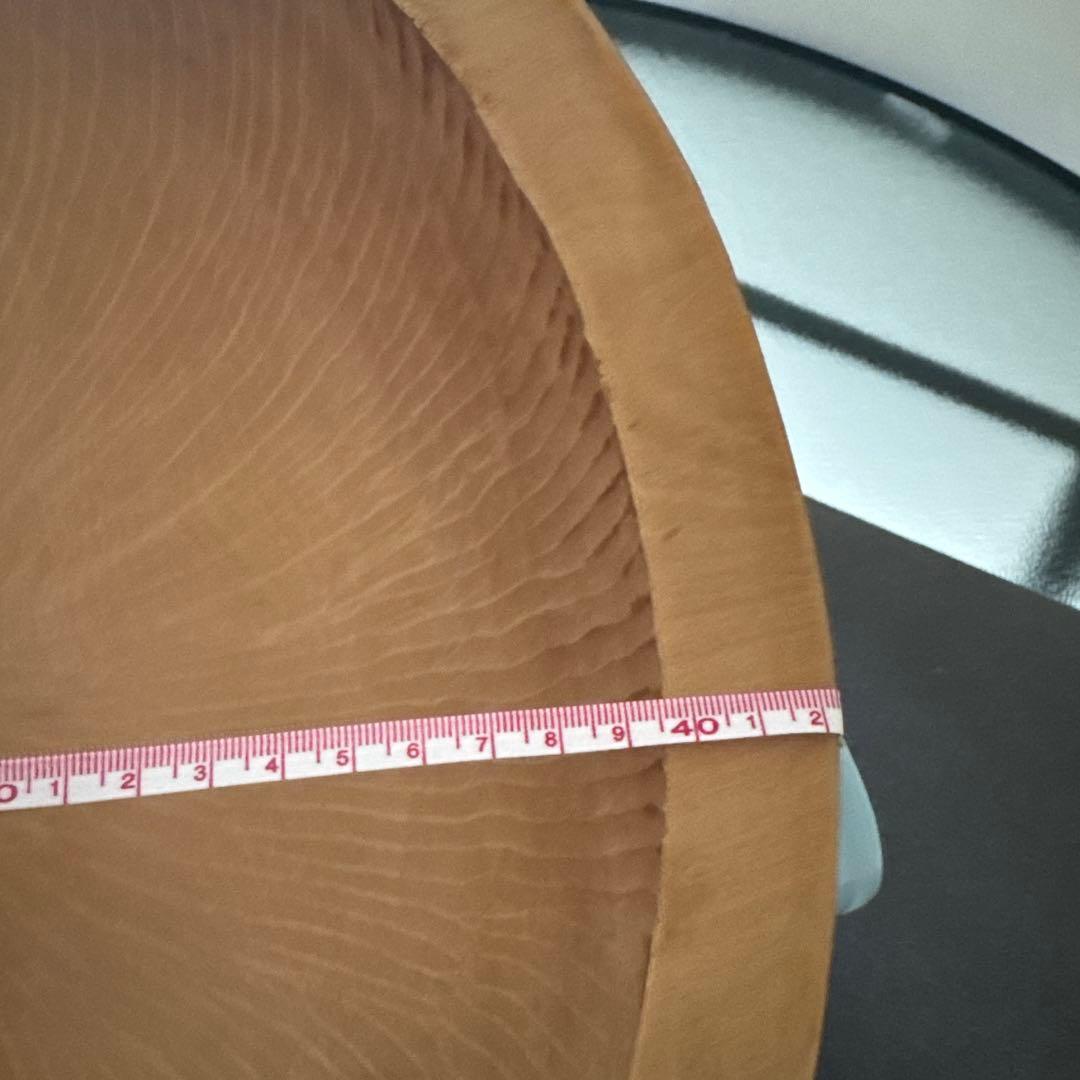 天然無垢こね鉢　秋山彫42㎝