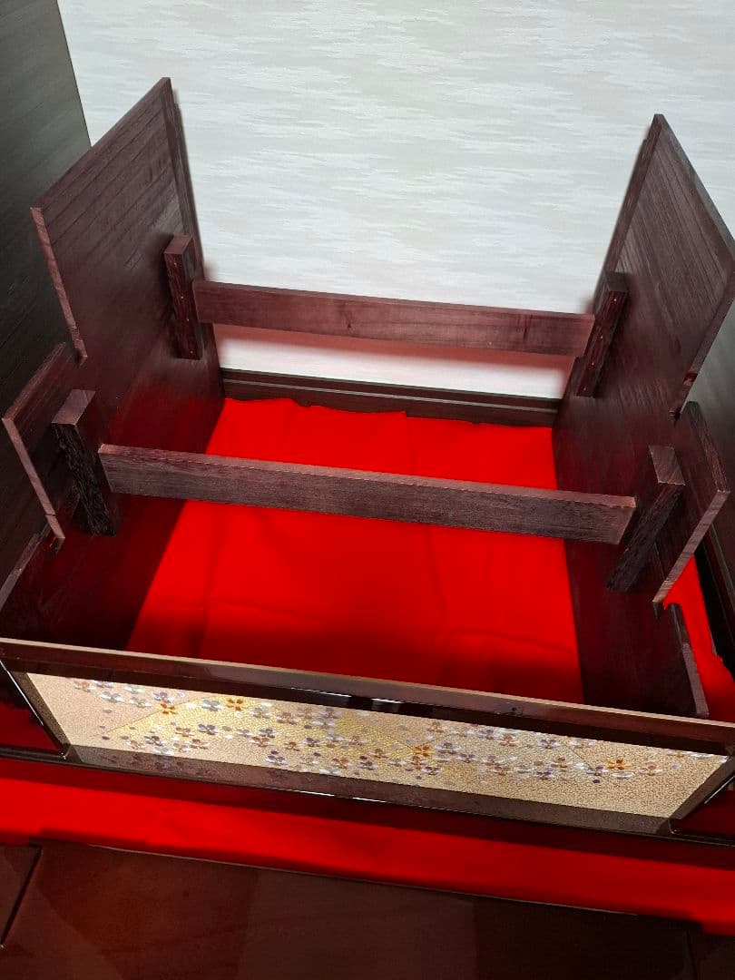 美品　三段飾り雛人形一式 親王・三人官女揃い フルセット 　半畳サイズ