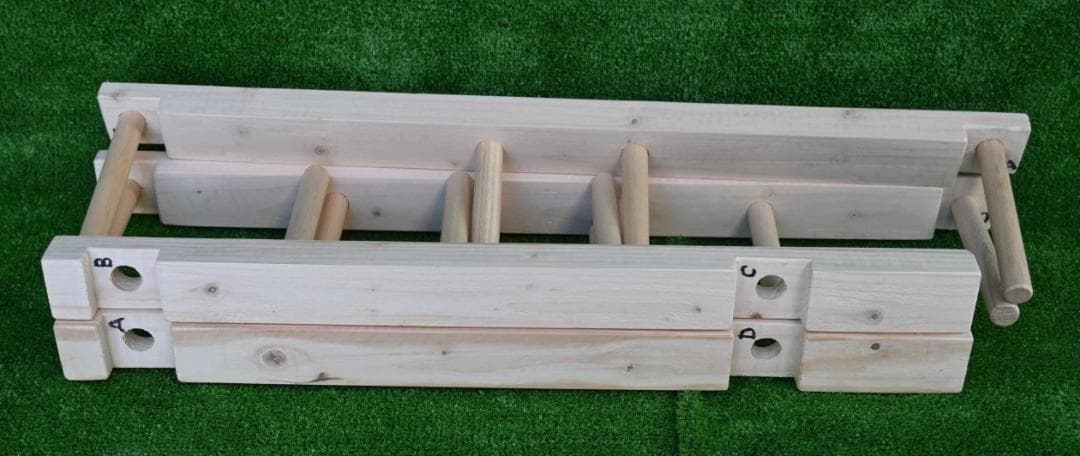 織り機 / 整経台　簡単組み立て式 5段 -R