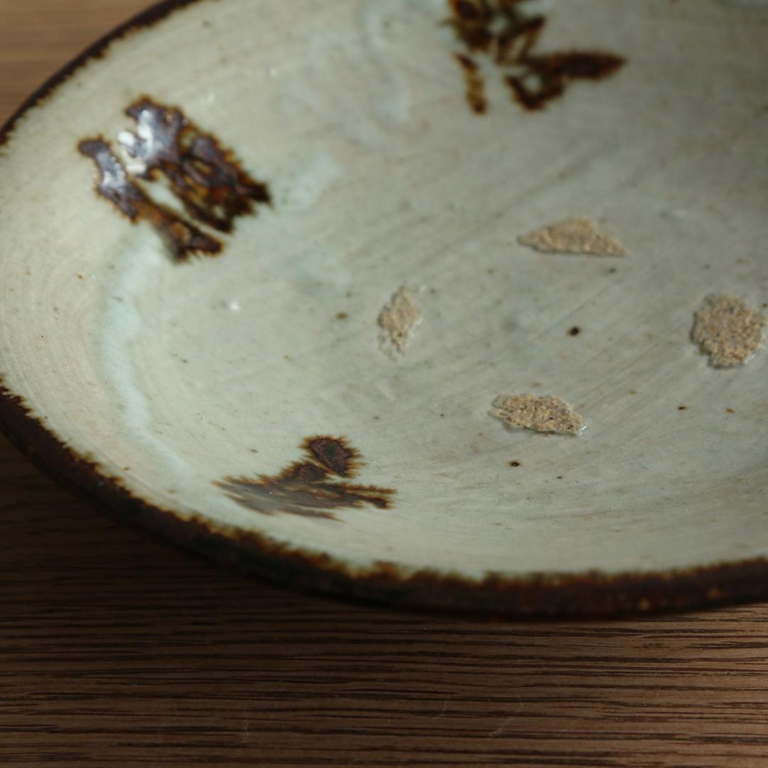 高仲健一さん　漢詩　鉄絵　皿　ARTS&SCIENCE