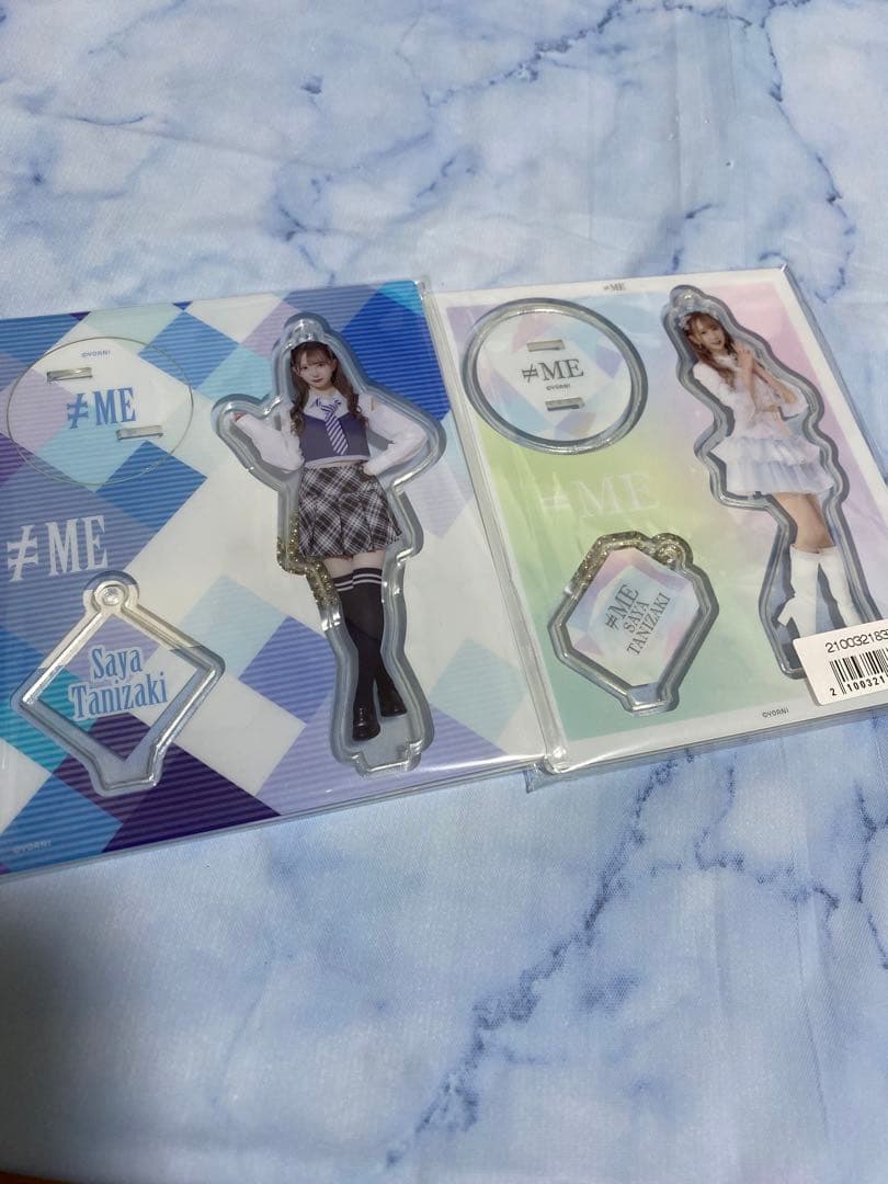 谷崎早耶 ≠ME ノイミー 生写真 直筆 ミニフォト 缶バッジ アクスタ