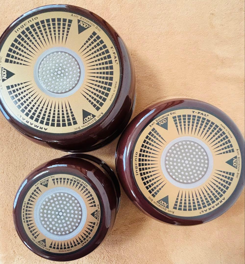 T-fal ティファール 鍋 フタ 7点セット　ガス火専用